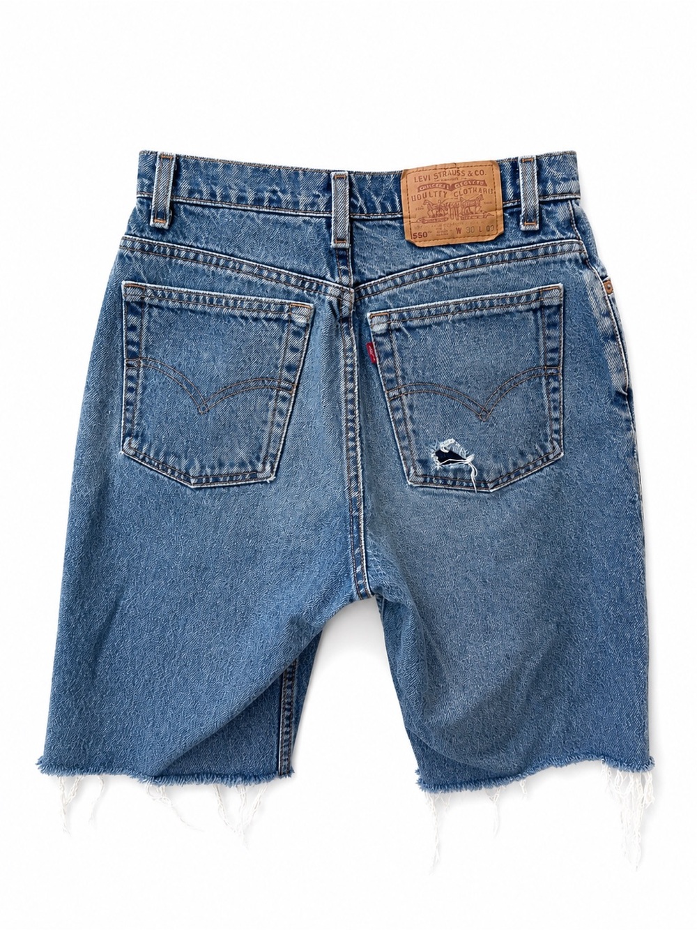 Vintage Levi’s 550 Cutoff Denim Shorts 30” Waist